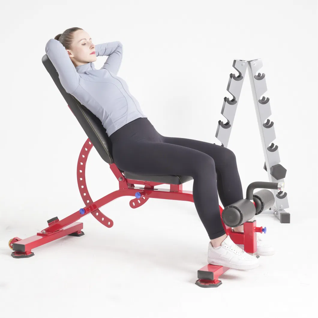 Commercial with Incline and Decline Flat Exercise Adjustable Foldable Dumbbell Weight Bench