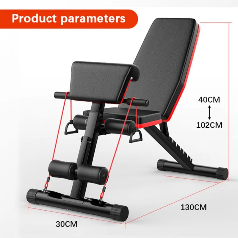 Multifunctional Home Gym Fitness Dumbbell Bench Foldable Household Adjustable Sit up Bench