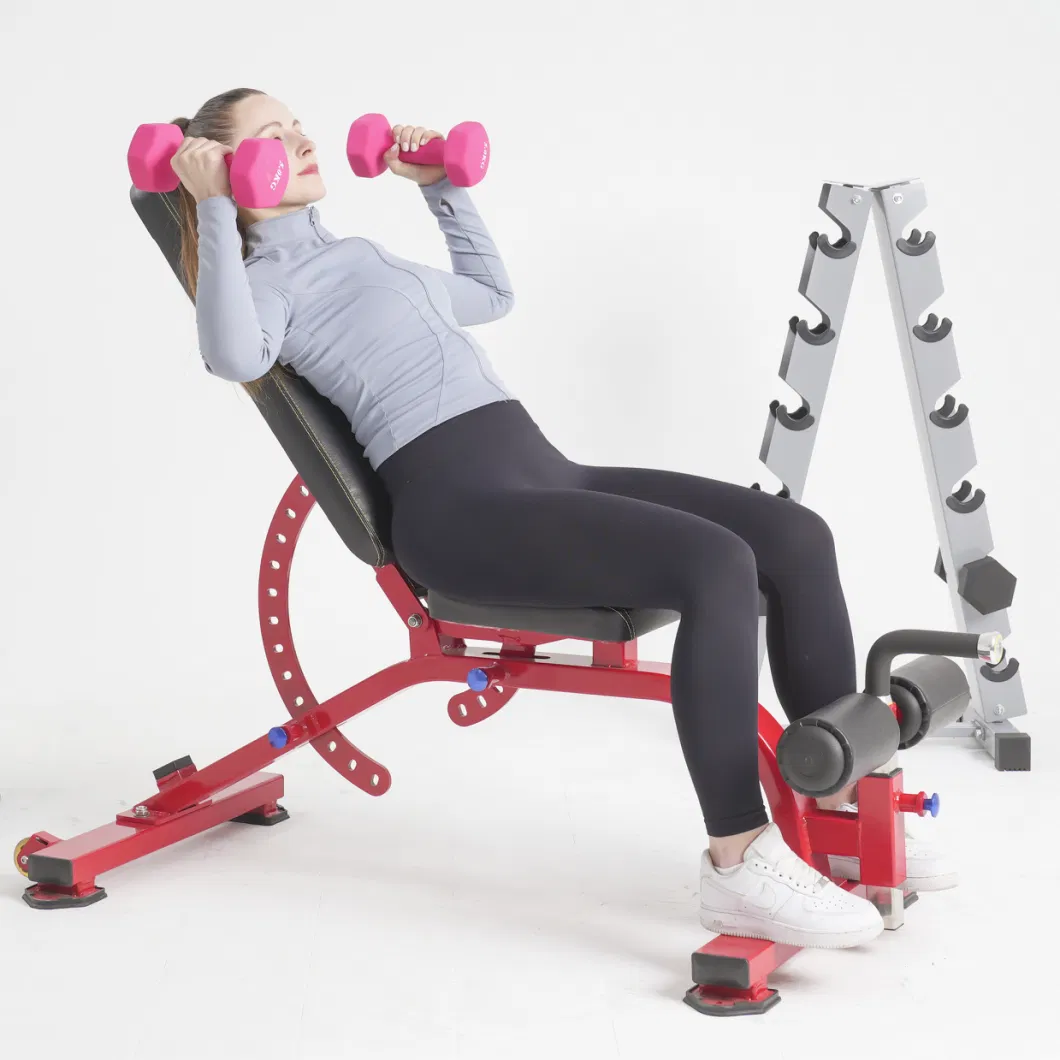 Commercial with Incline and Decline Flat Exercise Adjustable Foldable Dumbbell Weight Bench